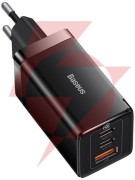 Ładowarka sieciowa baseus gan 5 pro ccgp120201 65w usb-a 2x usb-c pd 3.0 qc 4.0
