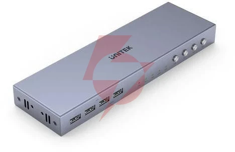 Unitek v306a przełącznik kvm 4k hdmi 2.0 4-in 1-out +usb 