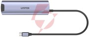 H1112f unitek aktywny hub usb-c 5gbps, hdmi rj-45 pd 100w