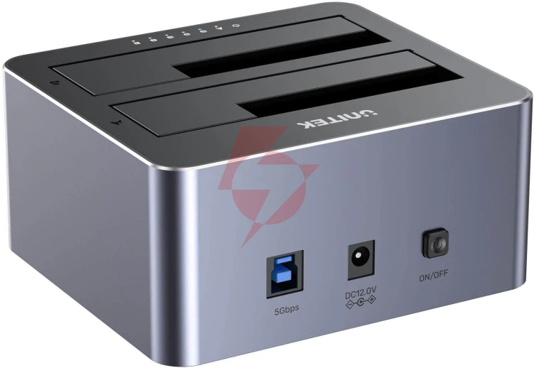 Unitek stacja klonująca dyski 2 x sata 2,5"/3,5" usb 5gbps