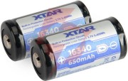 Akumulatorek 16340 / r-cr123 3,7v xtar 650mah (1 szt.) z zabezpieczeniem