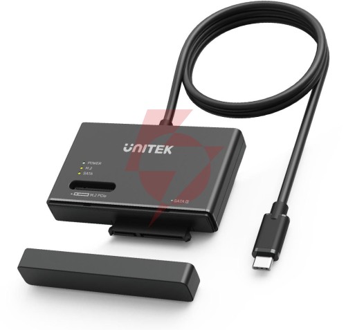 S1232a01-eu unitek mostek usb-c na dyski sata i m.2 mvme