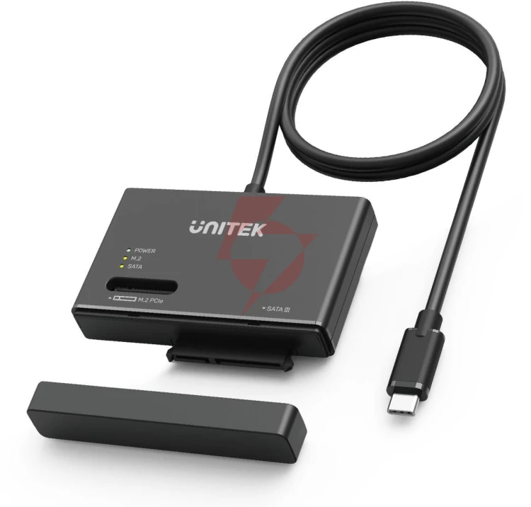 S1232a01-eu unitek mostek usb-c na dyski sata i m.2 mvme