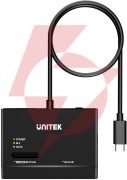 S1232a01-eu unitek mostek usb-c na dyski sata i m.2 mvme