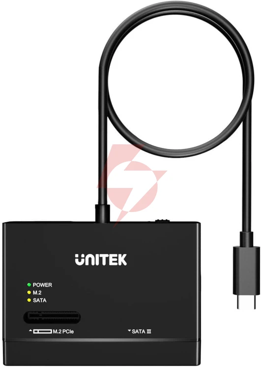 S1232a01-eu unitek mostek usb-c na dyski sata i m.2 mvme