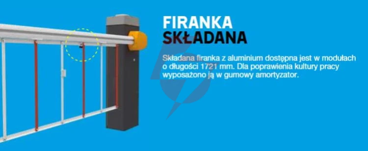 Szlaban came ls4 z ramieniem 803xa-0051 do 3m
