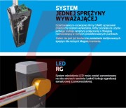 Szlaban came ls4 z ramieniem 803xa-0051 do 3m