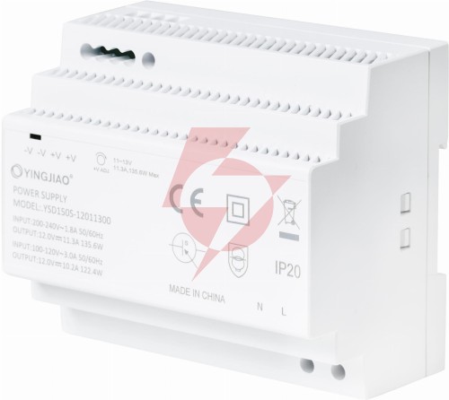Zasilacz impulsowy na szynę din yingjiao ysd150s-12011300 12v/136w/11,3a