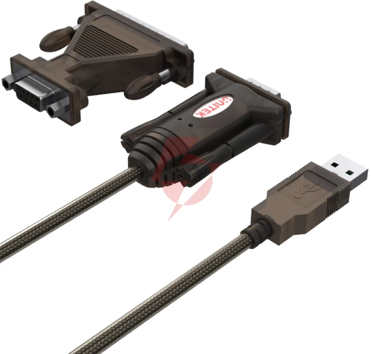 Unitek y-105a konw. usb 1xrs-232 z adap.db9f/db25m