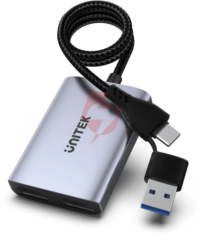 Unitek v1427a01 adapter usb/c/a na 2x hdmi mst fullhd