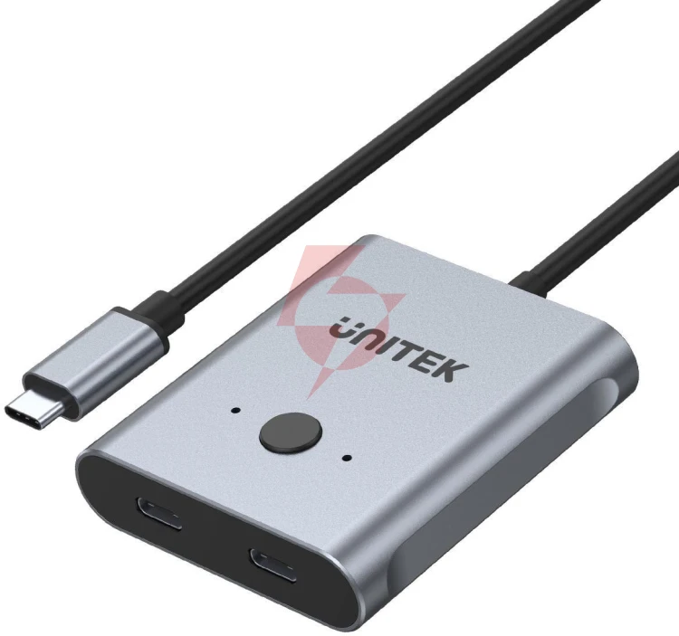 D1078a unitek dwukierunkowy przełącznik usb-c 4k
