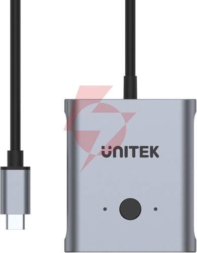 D1078a unitek dwukierunkowy przełącznik usb-c 4k