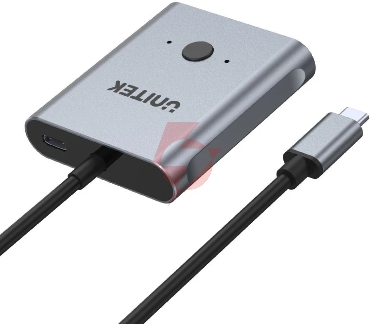 D1078a unitek dwukierunkowy przełącznik usb-c 4k