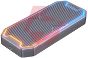 S1210b unitek obudowa dysku m.2 ssd nvme/sata 10gbps rgb
