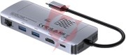 Unitek d1120a01 aktywny hub usb-c 10 gbps, obudowa na dysk m.2, hdmi