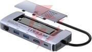 Unitek d1120a01 aktywny hub usb-c 10 gbps, obudowa na dysk m.2, hdmi