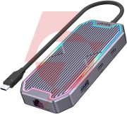 Unitek hub usb-c hdmi rj45 3,5mm audio 100w 10gbps d1029a