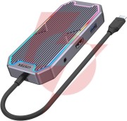 Unitek hub usb-c hdmi rj45 3,5mm audio 100w 10gbps d1029a