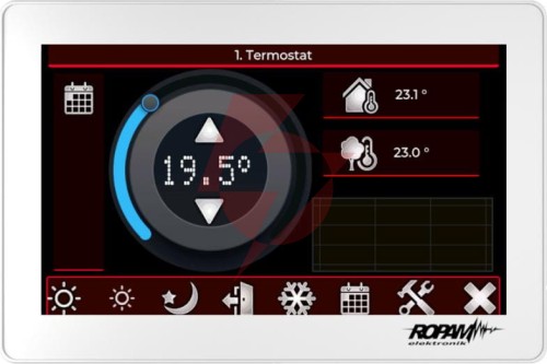 Ropam panel dotykowy 7" tpr-7w