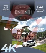 Kamera ip reolink trackmix wifi obrotowa series w760