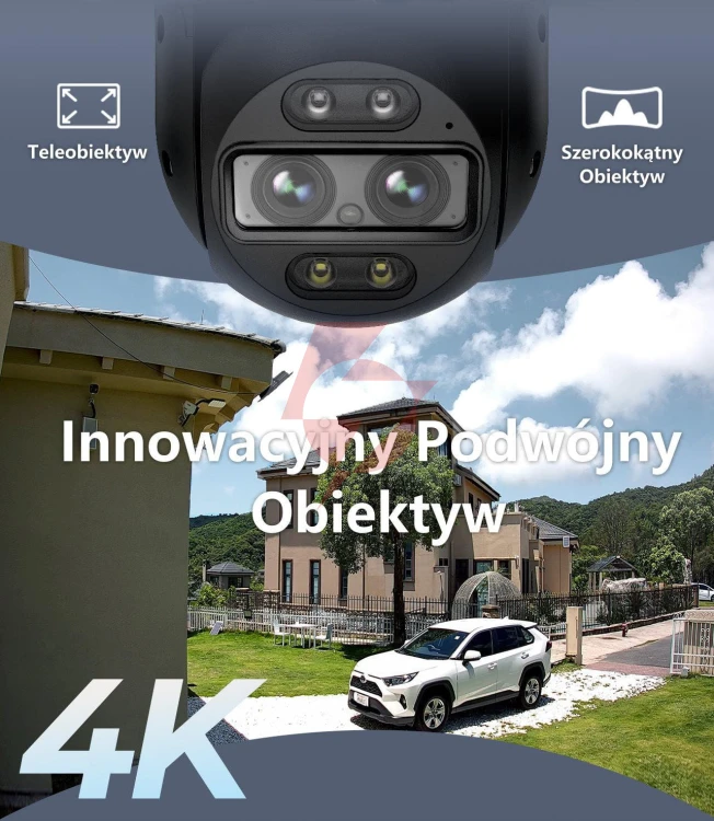 Kamera ip reolink trackmix wifi obrotowa series w760