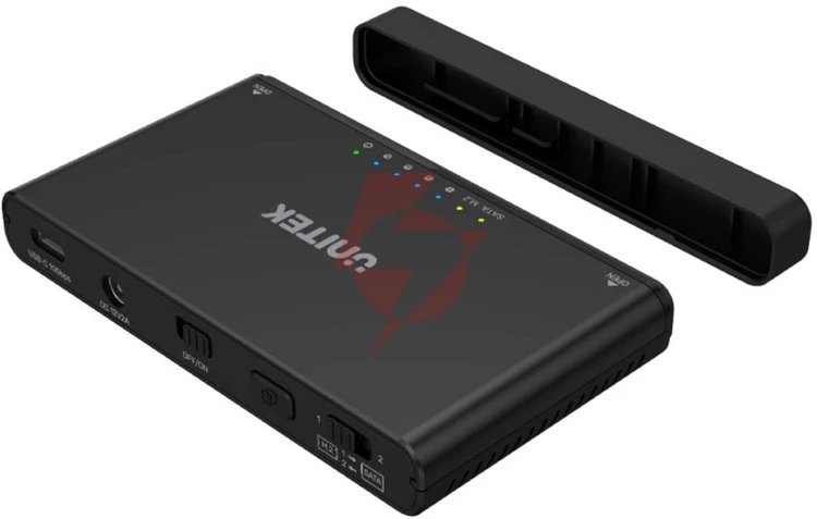 Unitek s1222a mostek / stacja klonująca dyski sata i m.2