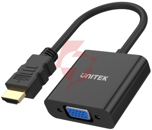 Unitek y-6333 adapter hdmi to vga + audio