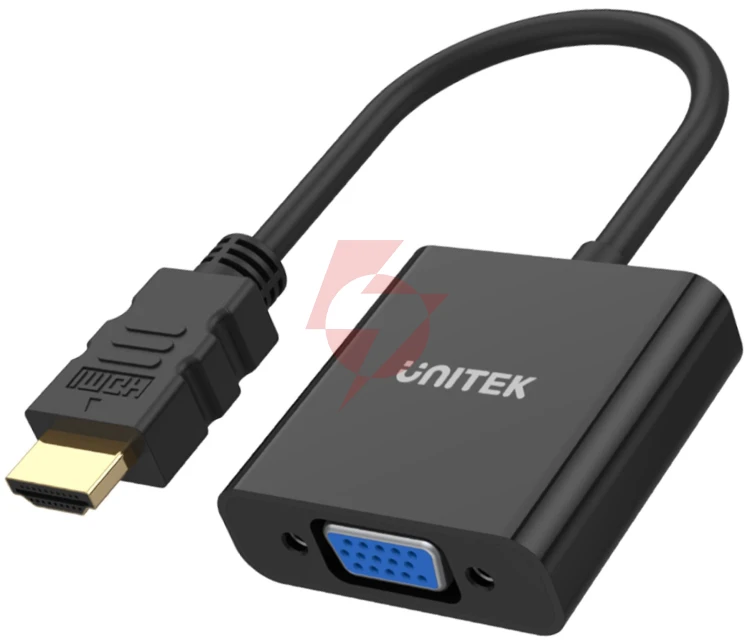 Unitek y-6333 adapter hdmi to vga + audio
