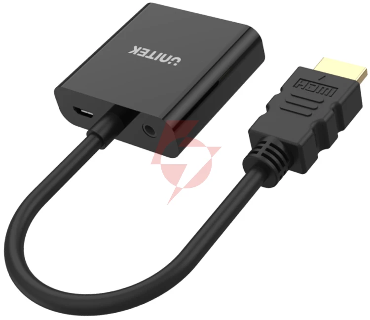 Unitek y-6333 adapter hdmi to vga + audio