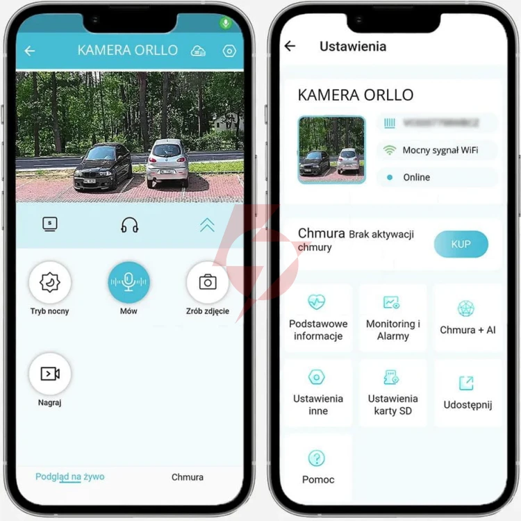 Kamera ip orllo z10 wifi poe z panelem fotowoltaicznym sm6030 pro