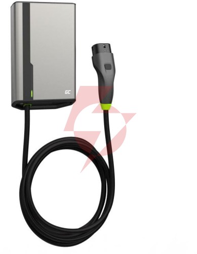 Ładowarka ev wallbox green cell habuden evgc021a2275 22kw type 2 7,5m gc app bt wi-fi