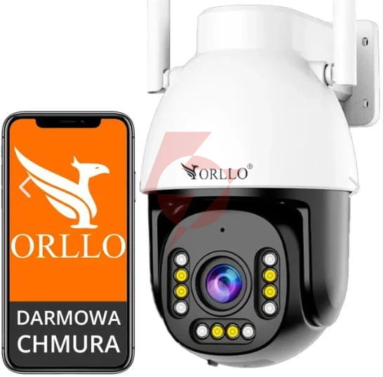 Kamera ip orllo zewnętrzna obrotowa zoom x10 4mpx orllo z9 ultra