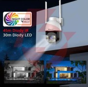 Kamera ip orllo zewnętrzna obrotowa zoom x10 4mpx orllo z9 ultra