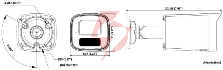 Kamera ip hikvision ds-2cd1t47g2h-liu 2.8mm pl