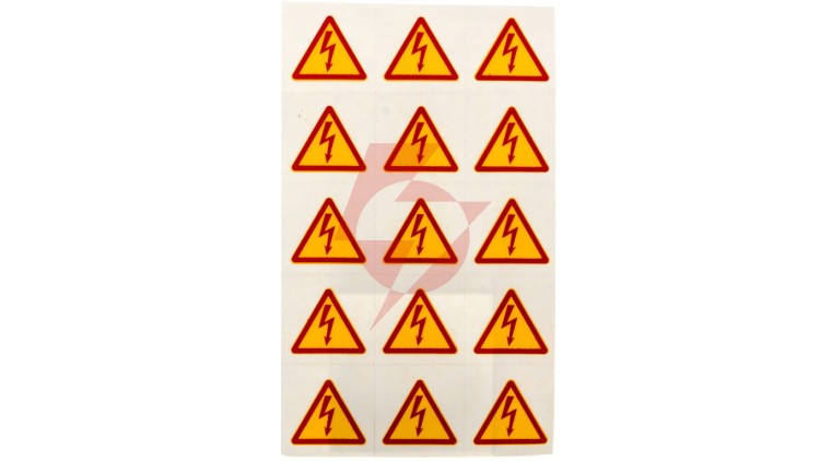 Znaki samoprzylepne typu BŁYSKAWICE ZS 25 LIGHTNING E04ZP-02030200500 /150szt/