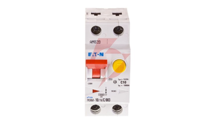 Wyłącznik różnicowo-nadprądowy 2P 10A C 0,03A typ AC PKNM 10/1N/C/003-MW 236077