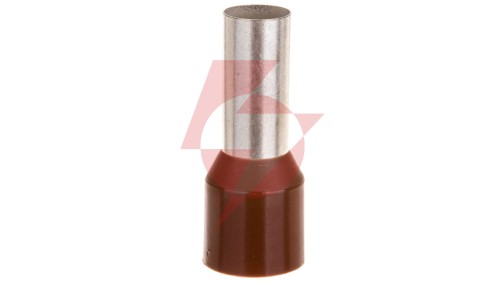 Końcówka tulejkowa izolowana TI 25mm2/16mm brązowa cynowana TI25L16DE /100szt./