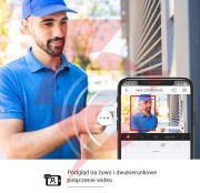 Bezprzewodowy wizjer do drzwi ezviz hp2 2mp