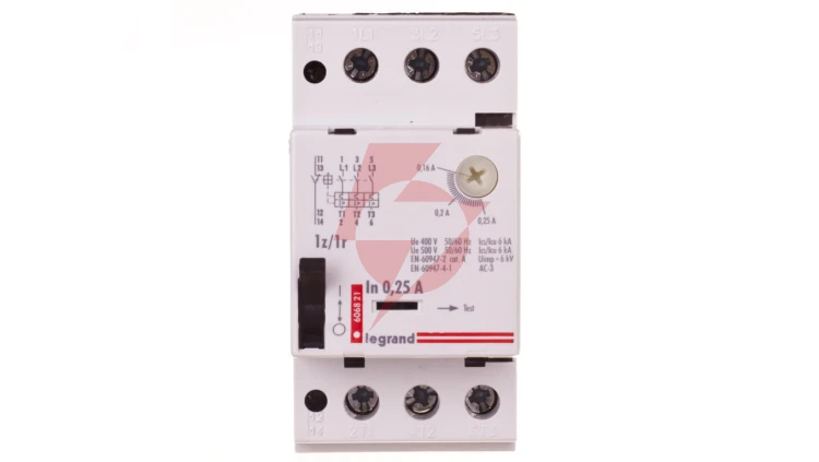 Wyłącznik silnikowy 3P 0,06kW 0,16-0,25A M250 1Z/1R 0,25 606821