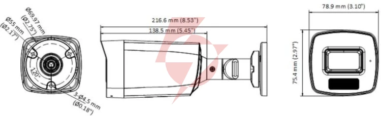 Kamera 4w1 hikvision ds-2ce17k0t-lfs(2.8mm)