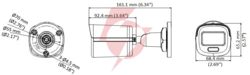 Kamera 4w1 hikvision ds-2ce10kf3t-le(2.8mm)(o-std)
