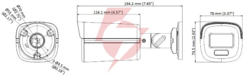 Kamera 4w1 hikvision ds-2ce12kf3t-le(2.8mm)