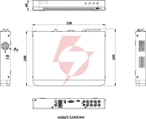 Rejestrator 5w1 hikvision ids-7208huhi-m1/x(std)