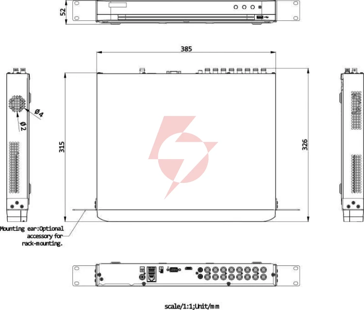 Rejestrator 4w1 hikvision ids-7232hqhi-m2/xt(std)