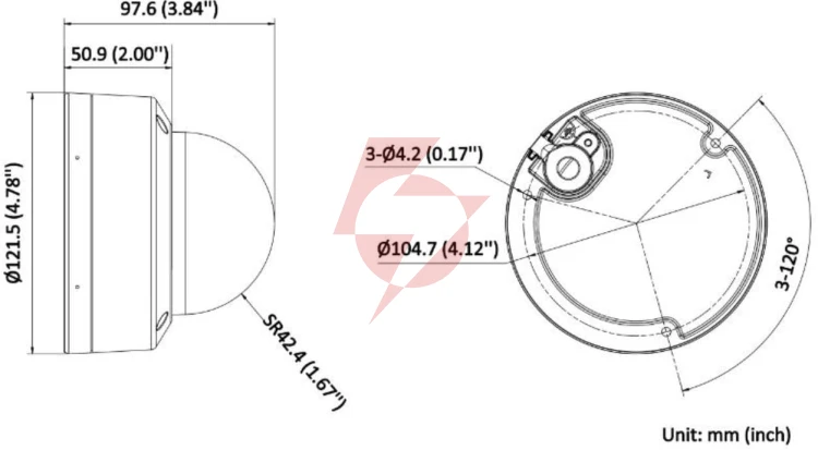 Kamera ip hikvision ds-2cd2186g2h-isu(2.8mm)(ef)