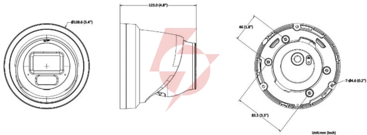 Kamera ip hikvision ds-2cd2h43g2-lizs2u(2.8-12mm)