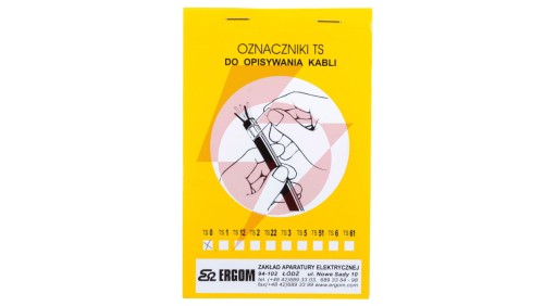 Oznacznik do opisywania ręcznego TS 0 biały E04ZP-02010100100 /910szt./