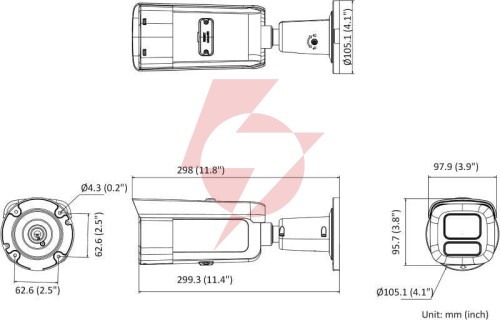 Kamera ip hikvision ds-2cd2666g2ht-izs(2.8-12mm)blk