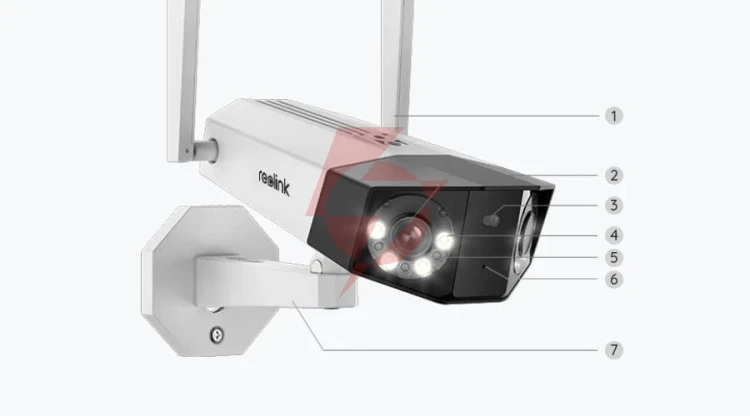 Kamera ip reolink duo series w730 wifi 4k 8mp led 30m