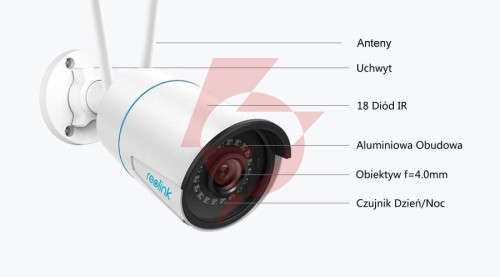 Kamera ip wifi reolink w320 5mpix wi-fi p2p biała